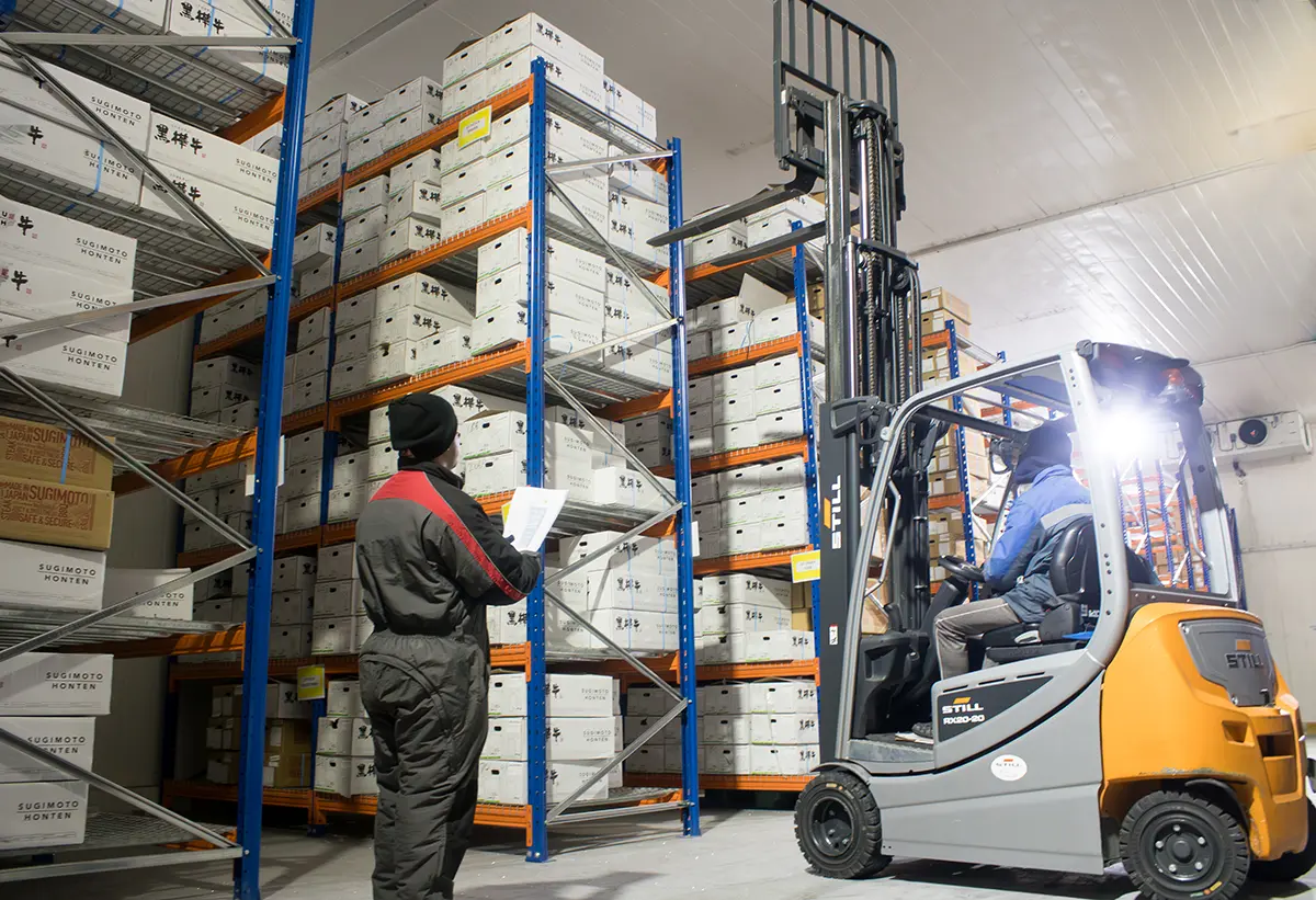 Careful pallet handling